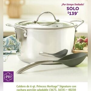 Princess Heritage Silver Pot with Spoon